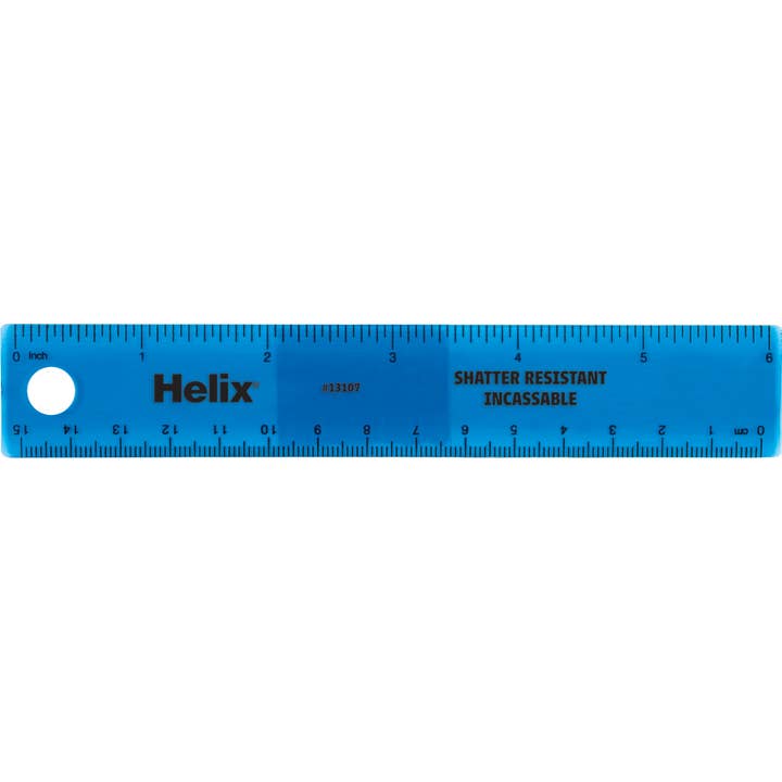 Maped Helix USA - Wholesale Ruler - Shatter Resistant Ruler 6" / 15cm