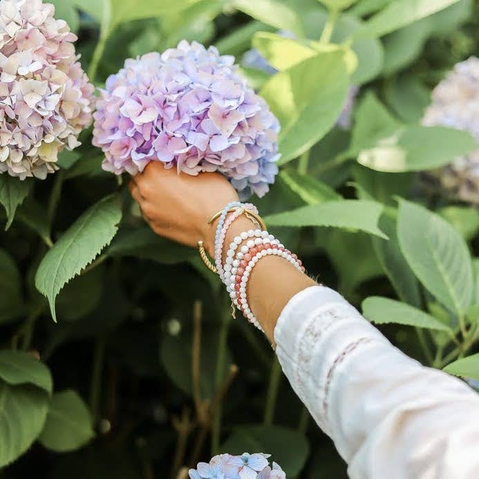 Sailormade - Vendita all'ingrosso Bracciale con perline - Bracciale da donna Rayminder UV Awareness in quarzo rosa8