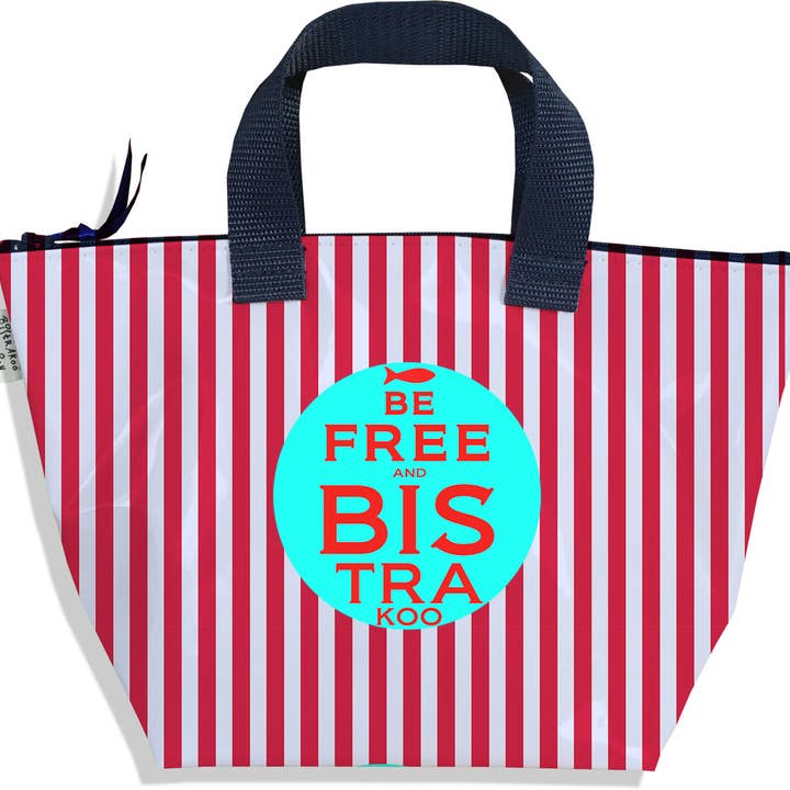 Bolso de niña con cremallera Be free rojo y azul para venta al por mayor de BISTRAKOO