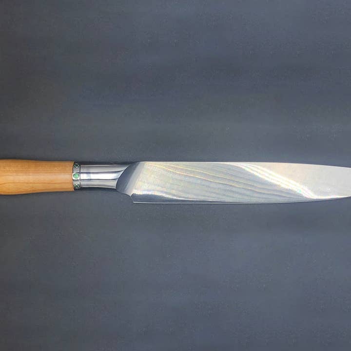 Cherry Hardwood Handle - 8 Inch Carving Knife for wholesale by Craftstone Knives