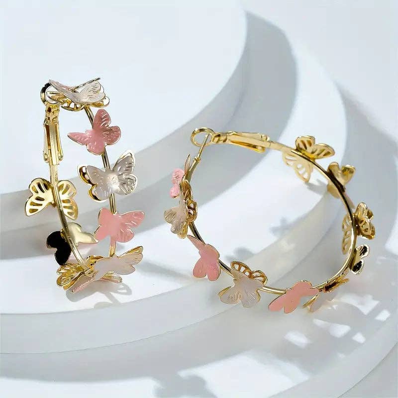 Huis Van Merken – wholesale Hoop earrings – Boho Hoop Earrings - Iron Casual Daily Wear2