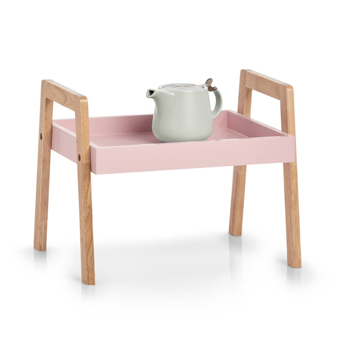 ros  Stacking shelf, wood/MDF, pink for wholesale on Faire2