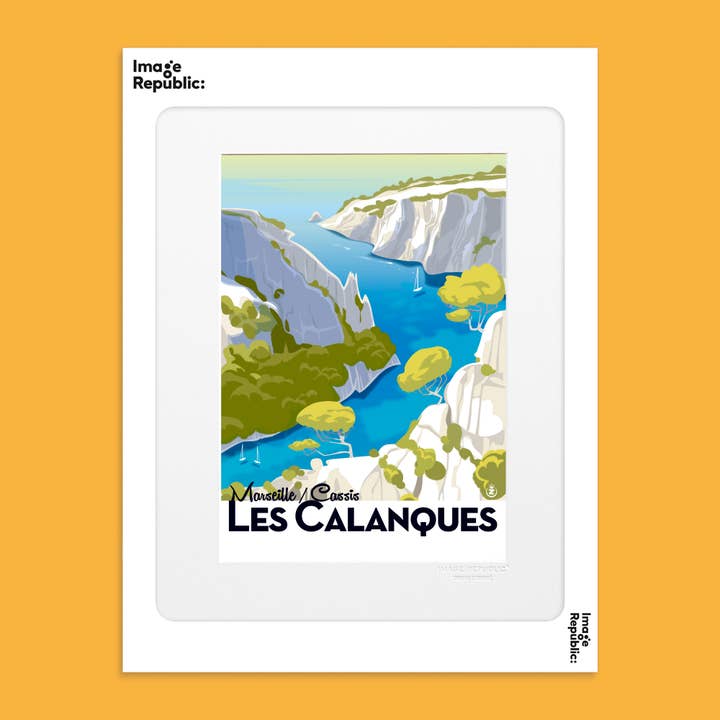 30x40 cm MONSIEUR Z CALANQUES for wholesale by Image Republic