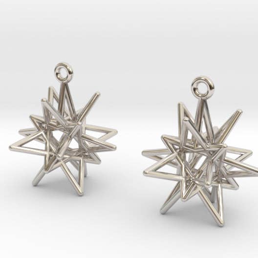 Hanusa Design - Wholesale Dangle Earrings - Starry Knight Earrings (Metal)3