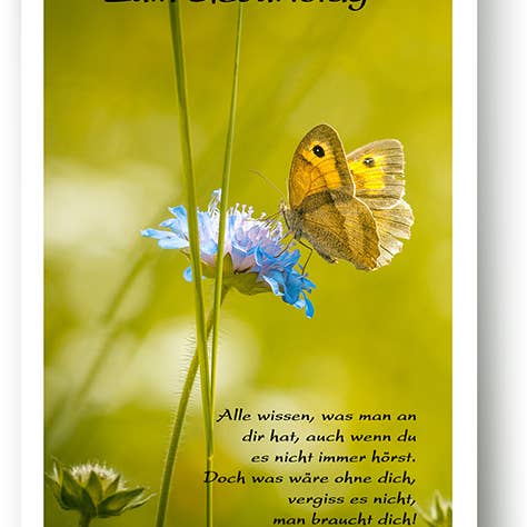 Compleanno/Biglietto d'auguri/Animali/Farfalle/519351 per la vendita all'ingrosso da parte di Yabué