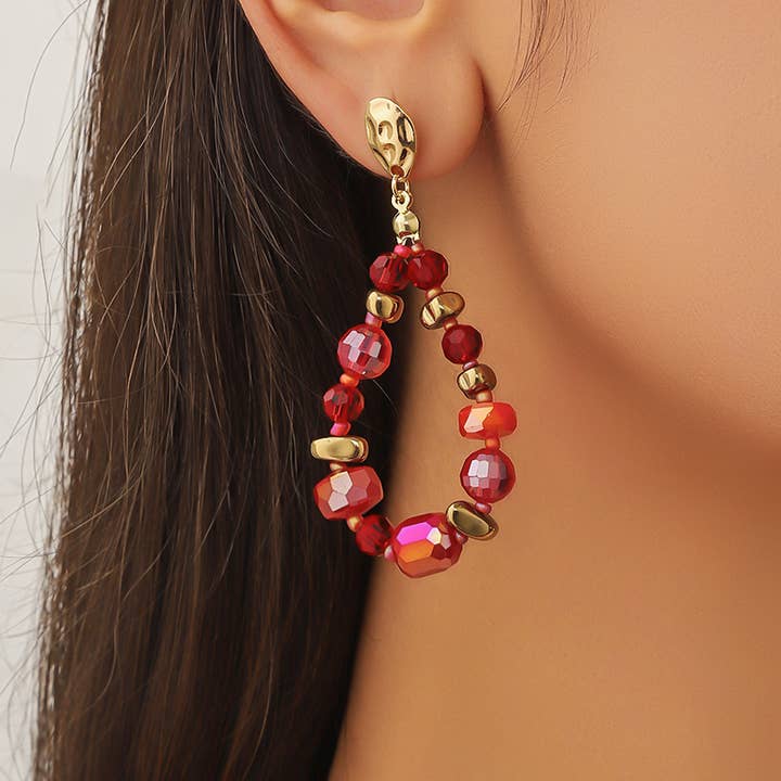 Blossom bijoux - Wholesale Dangle Earrings - Stud earrings 25AHBOL009