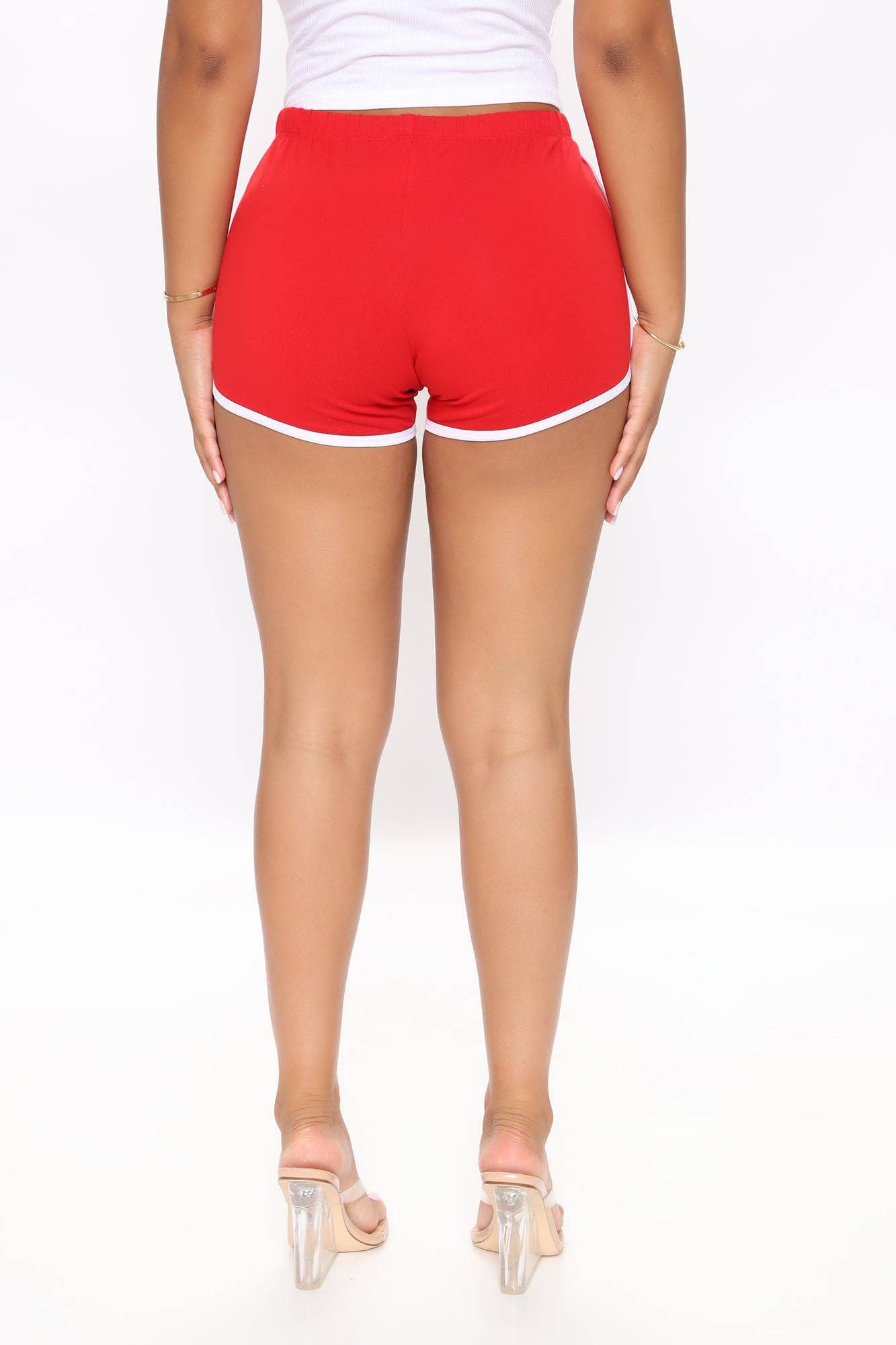 5besties inc - Vendita all'ingrosso Pantaloncini sportivi - Donna - PANTALONCINI A FORMA DI DELFINO IN MISTO COTONE4