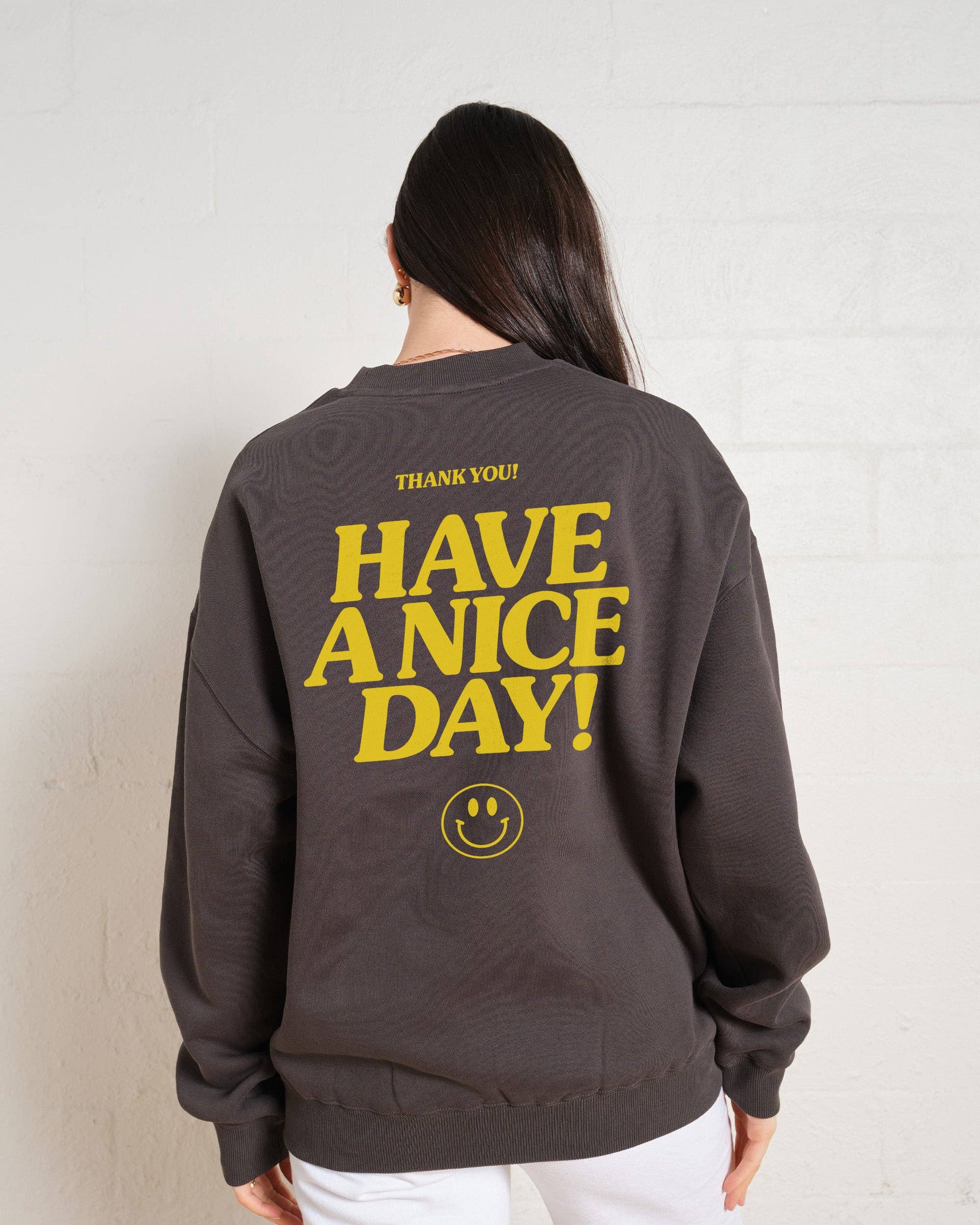 Threadheads - Wholesale Graphic sweatshirt – Women’s - Have A Nice Day! Jumper2