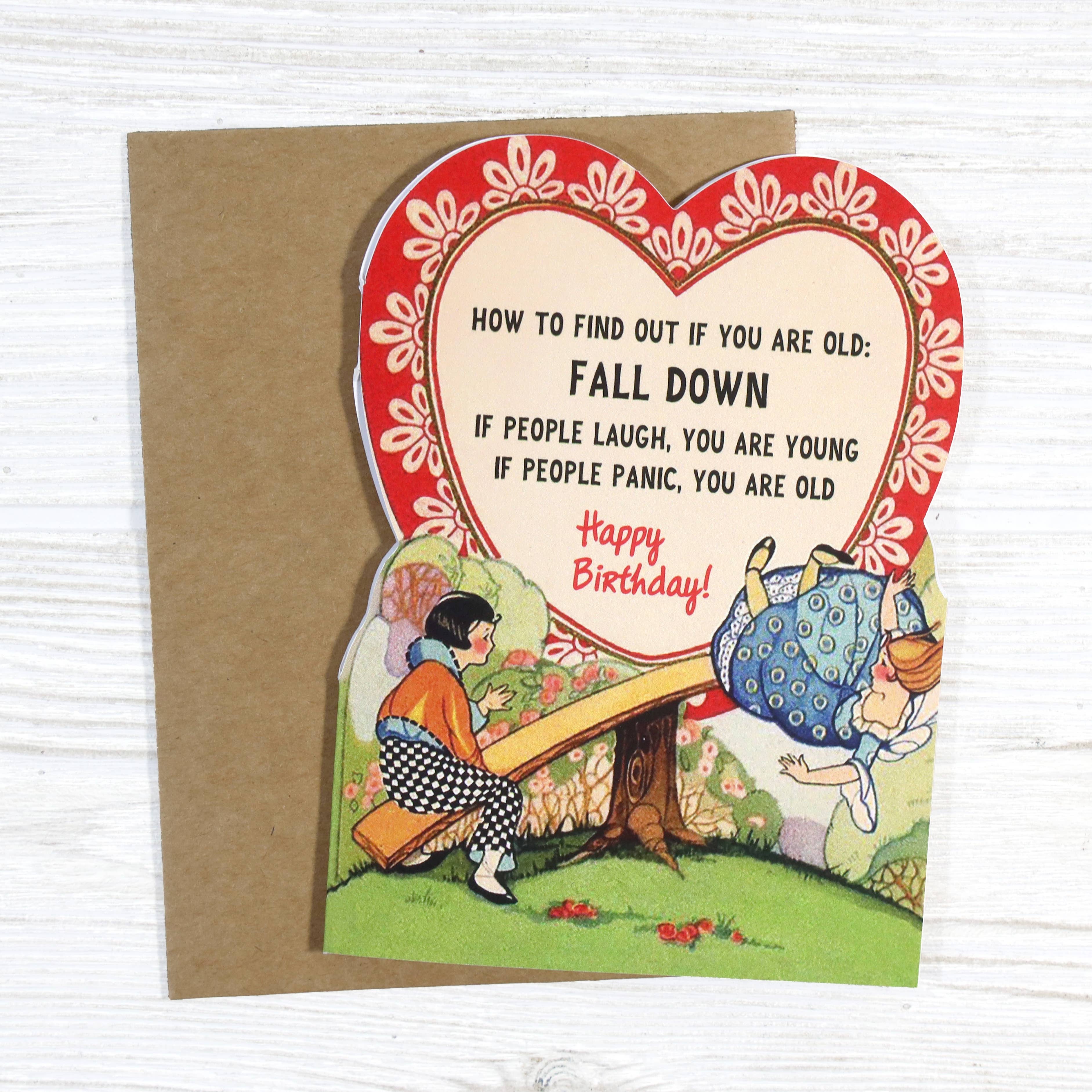 Bad Betty Greeting Co. - Wholesale Birthday Card - How to Find Out if You Are Old - Funny Birthday Card1