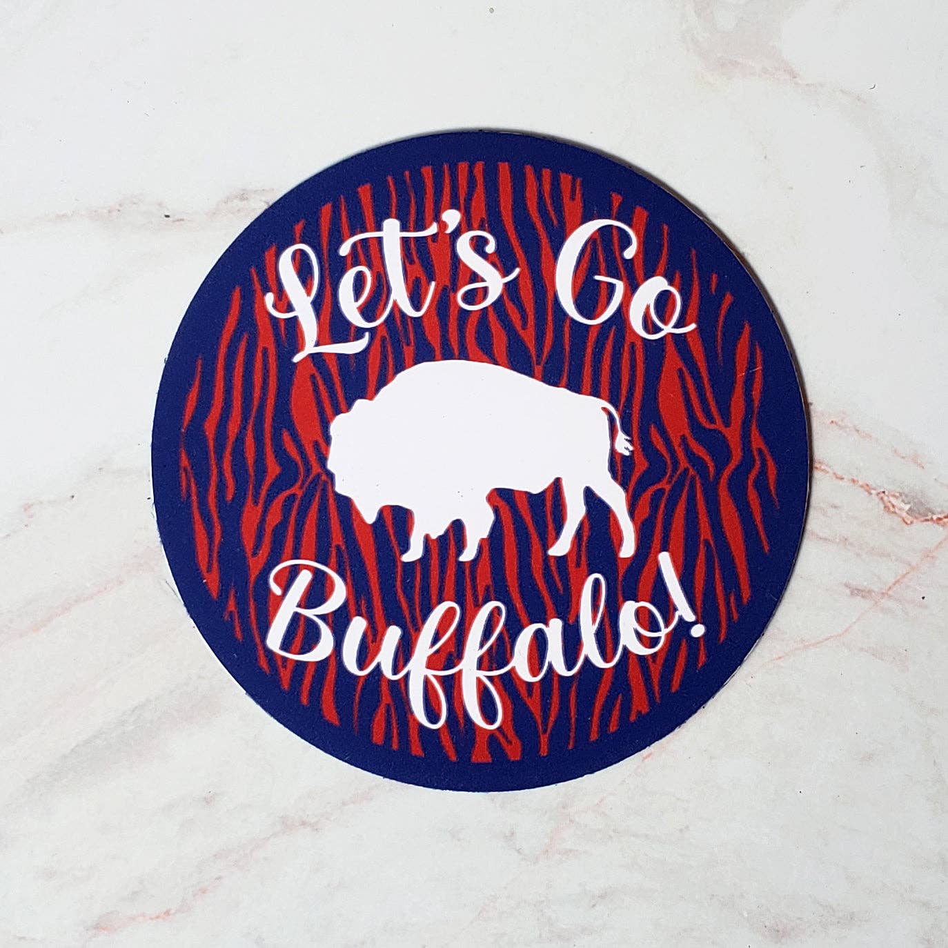 Buffalo Seamery - Wholesale Sticker - Let's Go Buffalo Sticker or Magnet1
