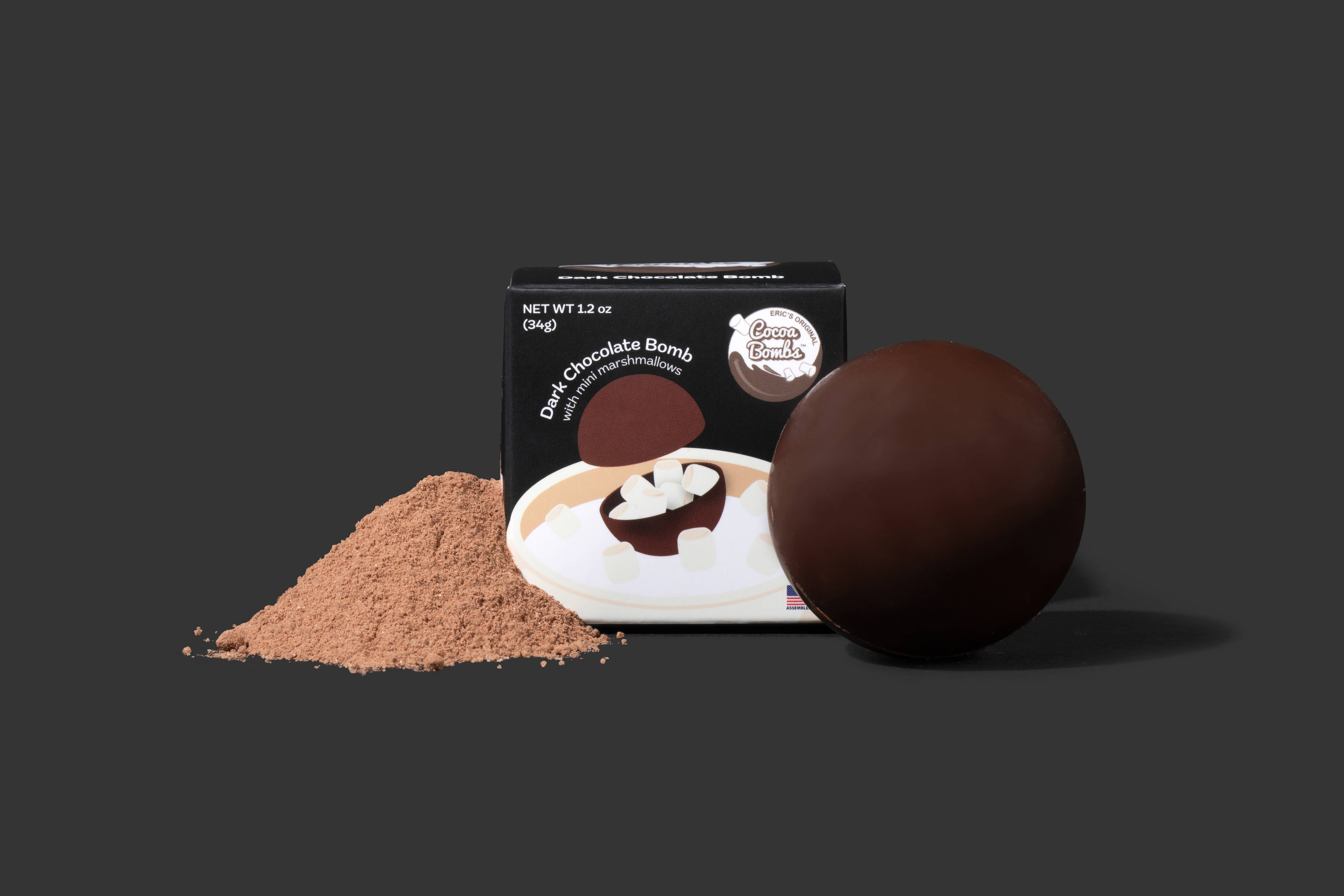 Cocoa Bombs™ - Wholesale Chocolademelk/cacaomix/kit - 1 pakje pure chocolade cacaobommen1