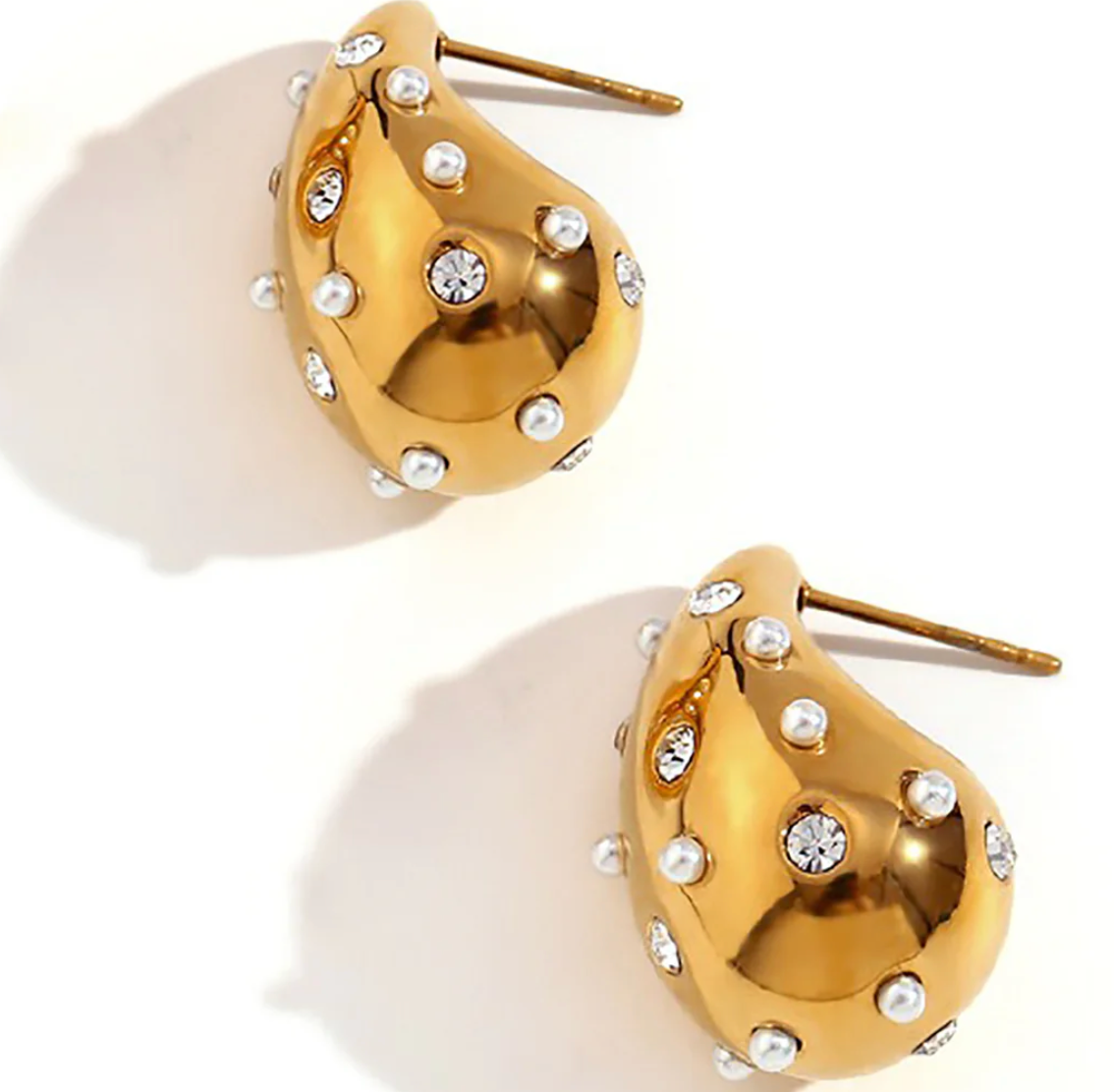 HoopLa – Brincos de argola por atacado – Ícone Gota de Lágrima - Aço Inoxidável e Zircônia Cúbica18