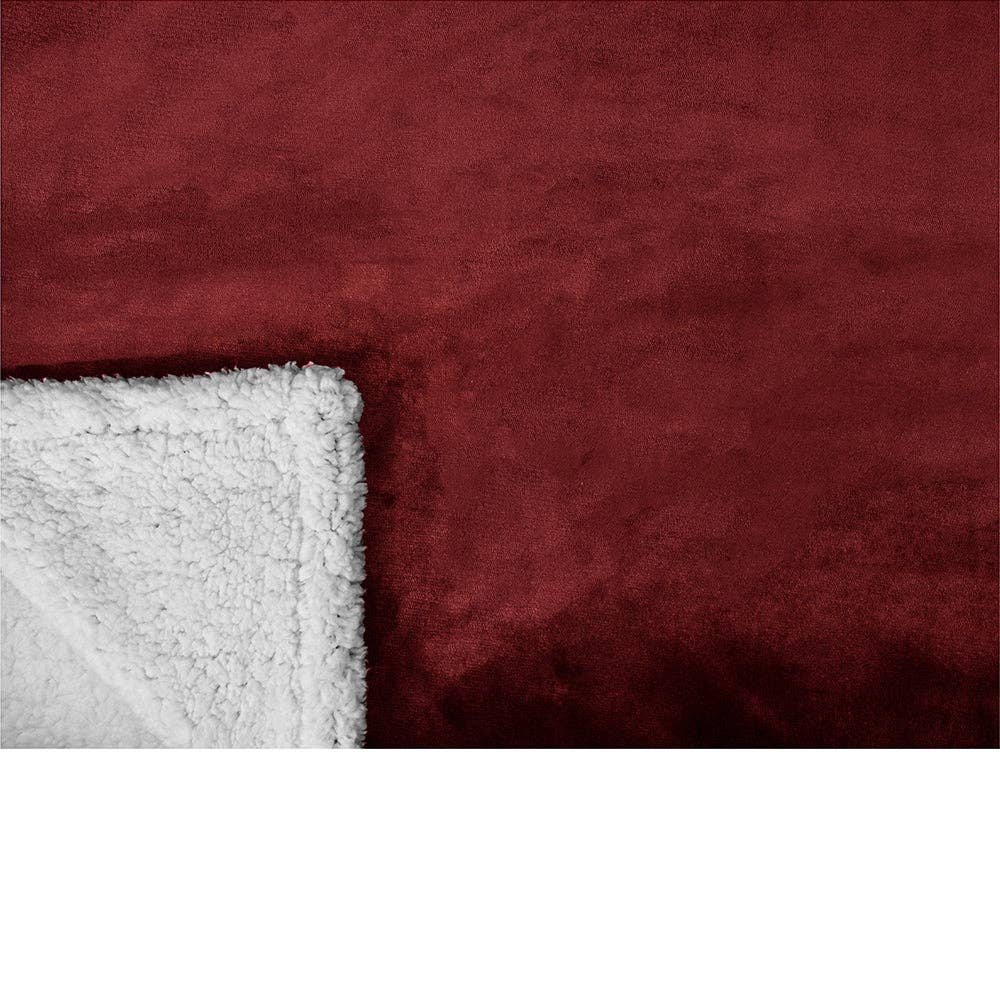 Pavilia – Manta para sofá por atacado – Cobertor Premium Sherpa Fleece90