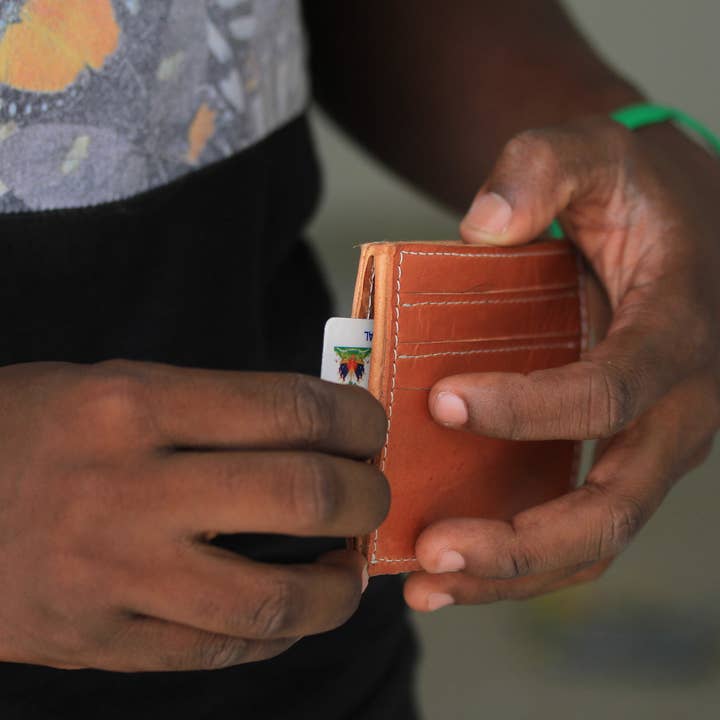 2nd Story Goods + Haiti Design Co - Wholesale Wallet - Unisex - Minimalist Leather Wallet6