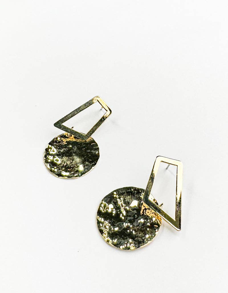 GOLD PRIYA STATEMENT EARRINGS for wholesale on Faire