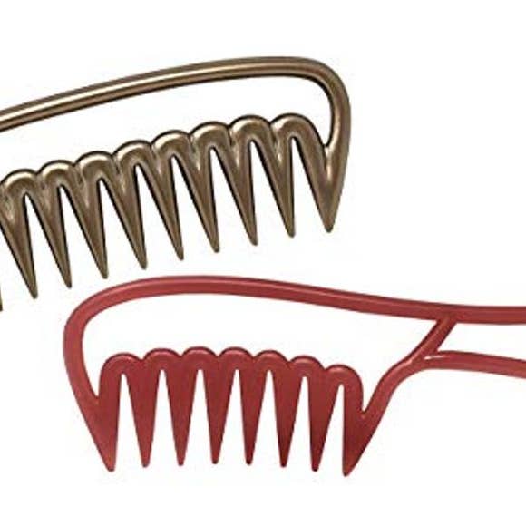 Parcelona - Wholesale Haarborstel/kam - Parcelona Goudbruin Roze Salon Lange Tanden Celluloid Acetaat Haarkammen0