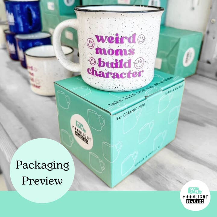 Moonlight Makers - Wholesale Coffee Mug - Rise & Shine Mother Cluckers Campfire Mug - 16oz 8