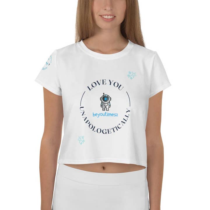 Love You Crop for wholesale by #freeasf University