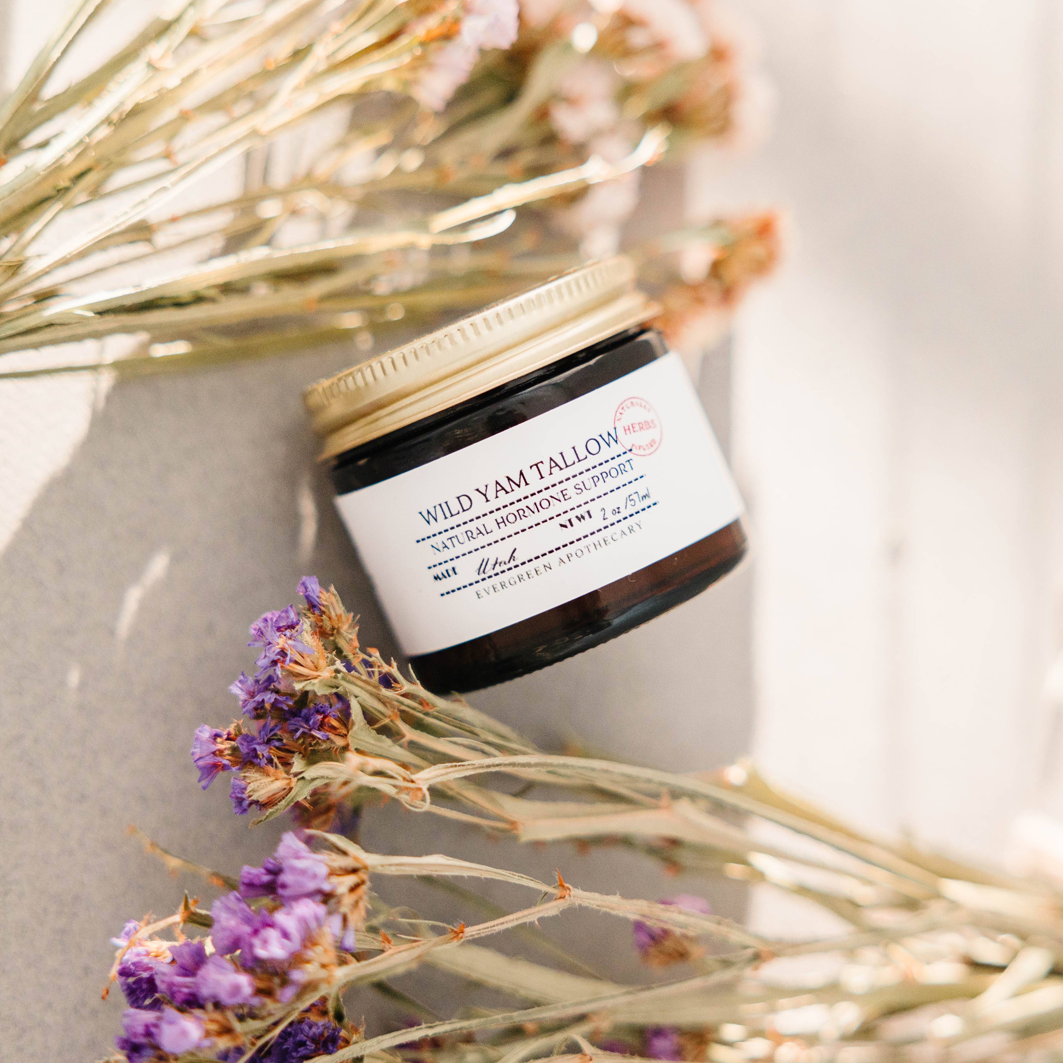 Evergreen Apothecary - Vendita all'ingrosso Unguenti/Balsami/Creme curative - Wild Yam Tallow (prodotto con sego di Lady May)5