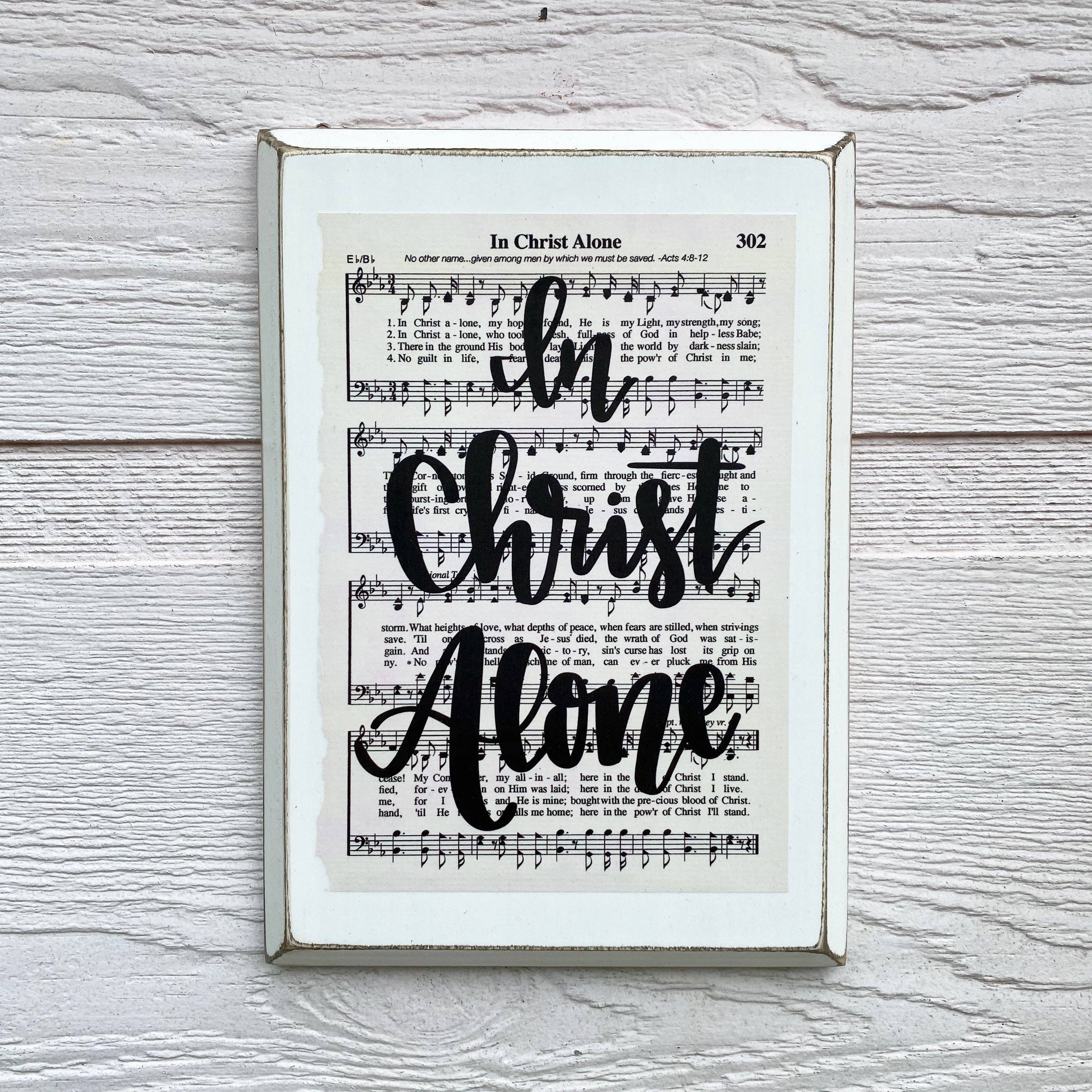 Imperfect Dust - Wholesale Sign - In Christ Alone2