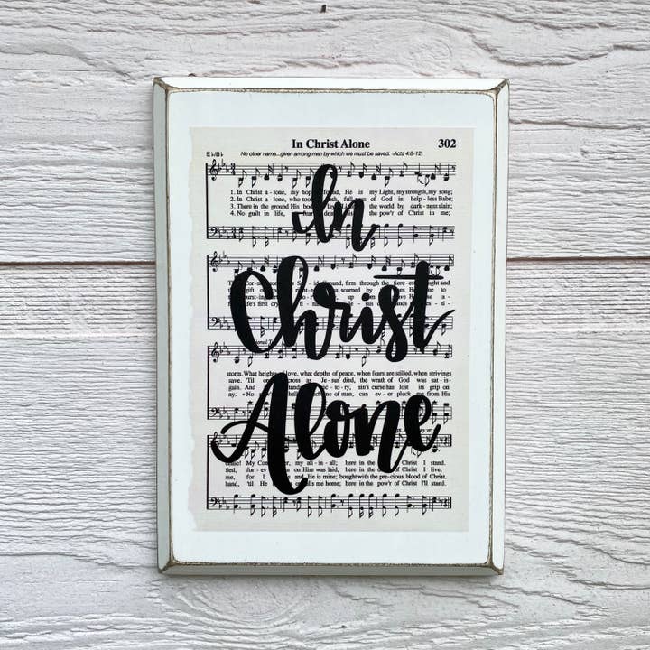 Imperfect Dust - Wholesale Sign - In Christ Alone2