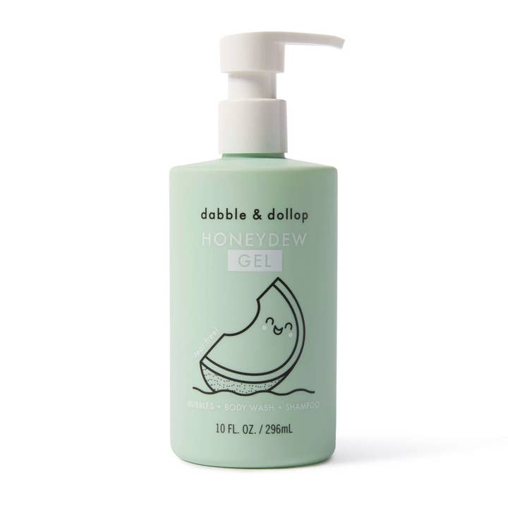Dabble & Dollop - Wholesale 2-in-1 Shampoo & Body Wash - Baby - All-Natural Honeydew Shampoo, Body Wash & Bubbles