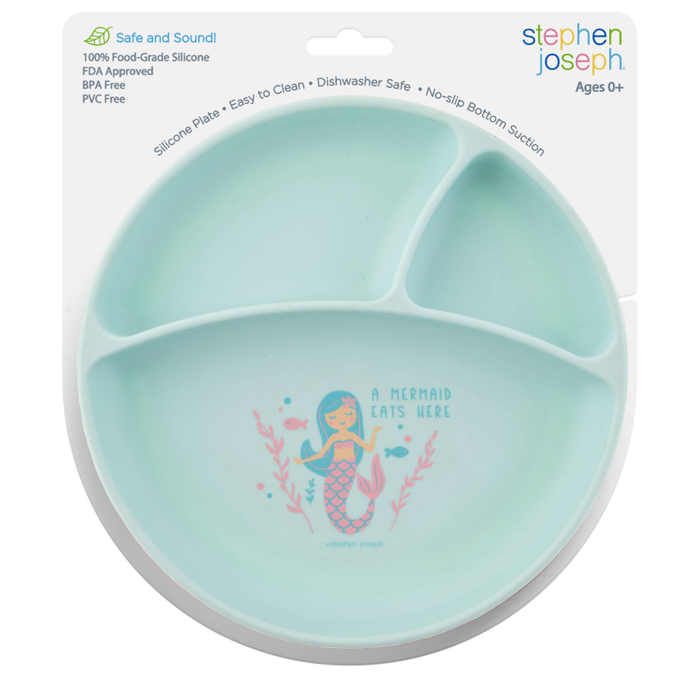 Stephen Joseph Gifts - Wholesale Dinner Plate - Kids & Baby - Suction Cup Silicone Plate3