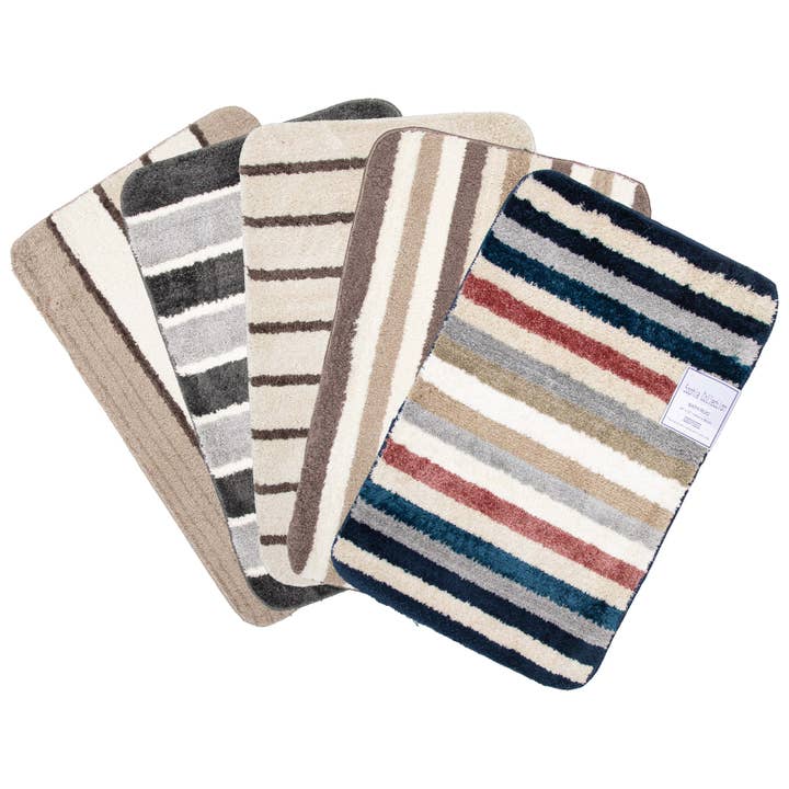 Arkwright Home - Wholesale Bath Mat - Sophia Bath Rug, Assorted Colors and Patterns, Size Options