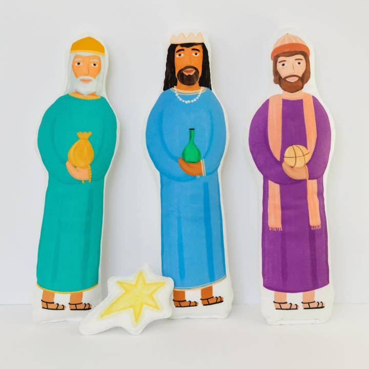Three Wisemen Plush Pals: Spy the Magi for wholesale by Friends of the Faith
