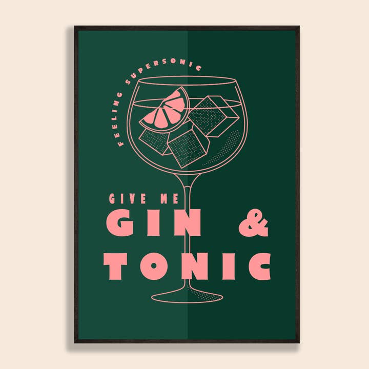 Space Oddity – wholesale Art print – Give Me Gin and Tonic Print2