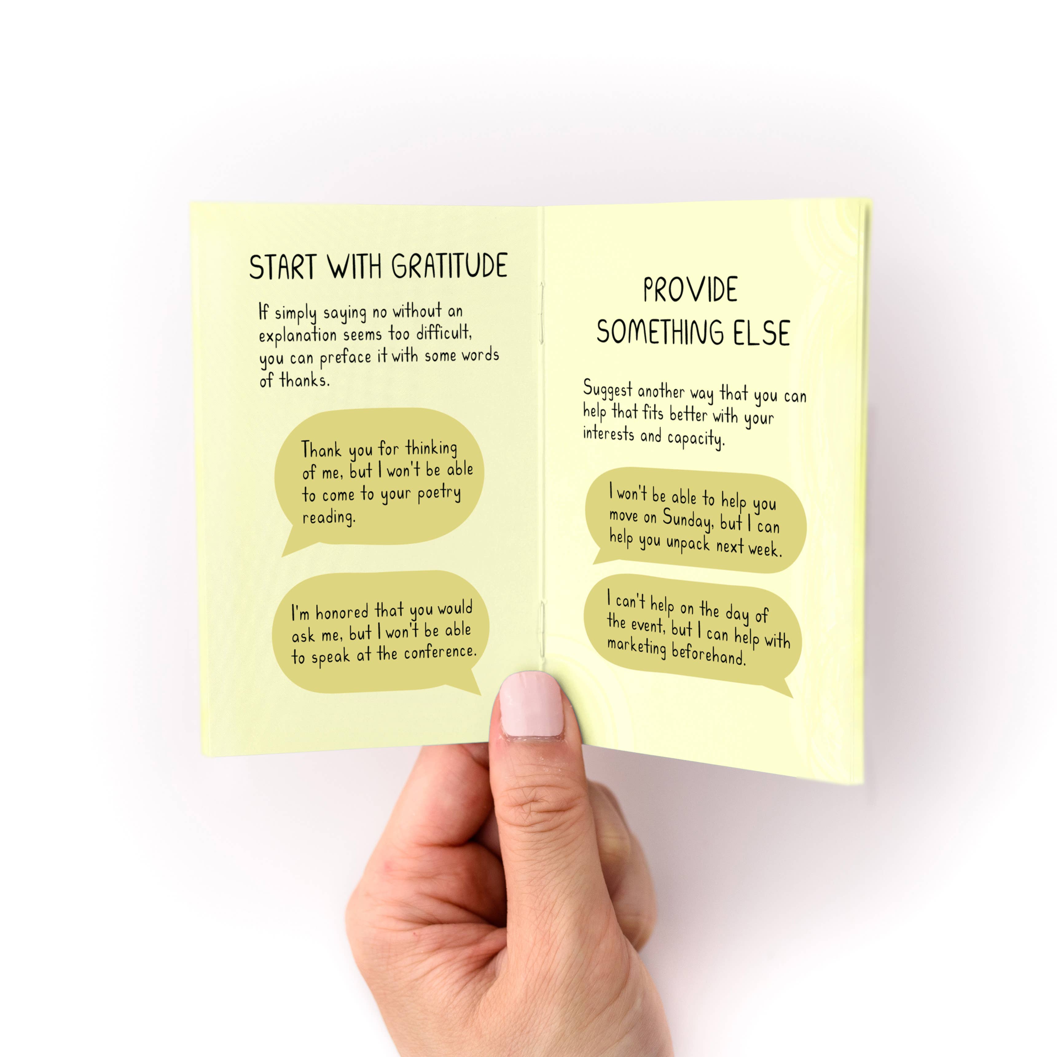 Kwohtations - Wholesale Self-Help & Personal Development - Ways To Say No Zine: A Pocket Guide to Setting Boundaries3