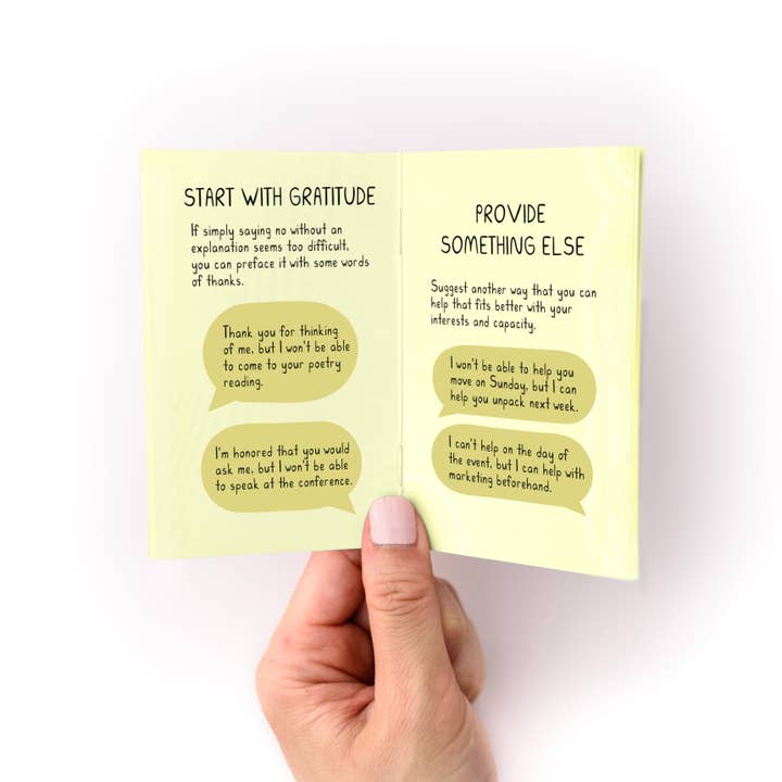 Kwohtations - Wholesale Self-Help & Personal Development - Ways To Say No Zine: A Pocket Guide to Setting Boundaries3