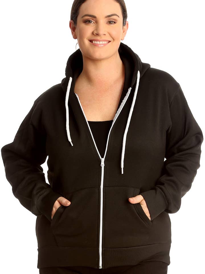 Sudadera con capucha y cremallera adornada con calavera de azúcar para venta al por mayor de NOUVELLE