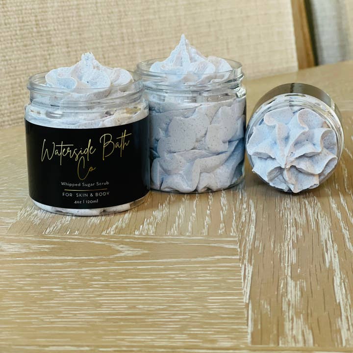 Waterside Bath Co - Vente Gommage/exfoliant pour le corps - Gommage au sucre fouetté à la lavande française1