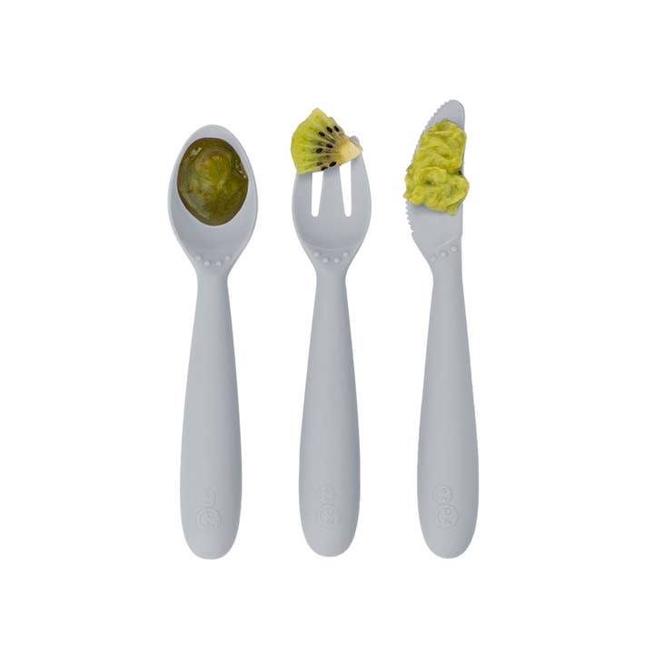 ezpz - Vente Set de couverts – enfant et bébé - Happy Ustensiles (tout-petit/enfant d'âge préscolaire de 2 ans et plus)