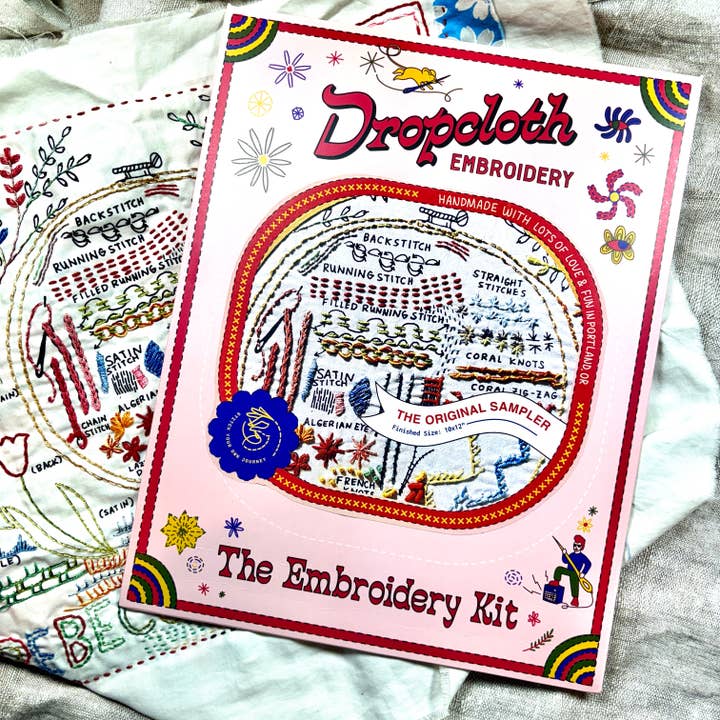 Original Embroidery Sampler Kit for wholesale by Dropcloth Samplers