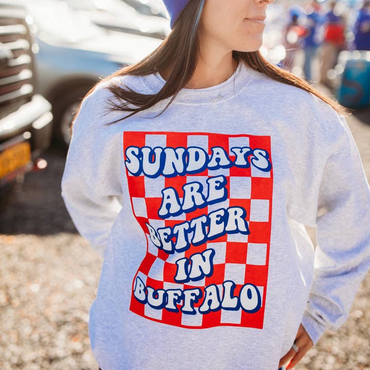 Buffalo Sundays Crew for wholesale by Positivelyuu
