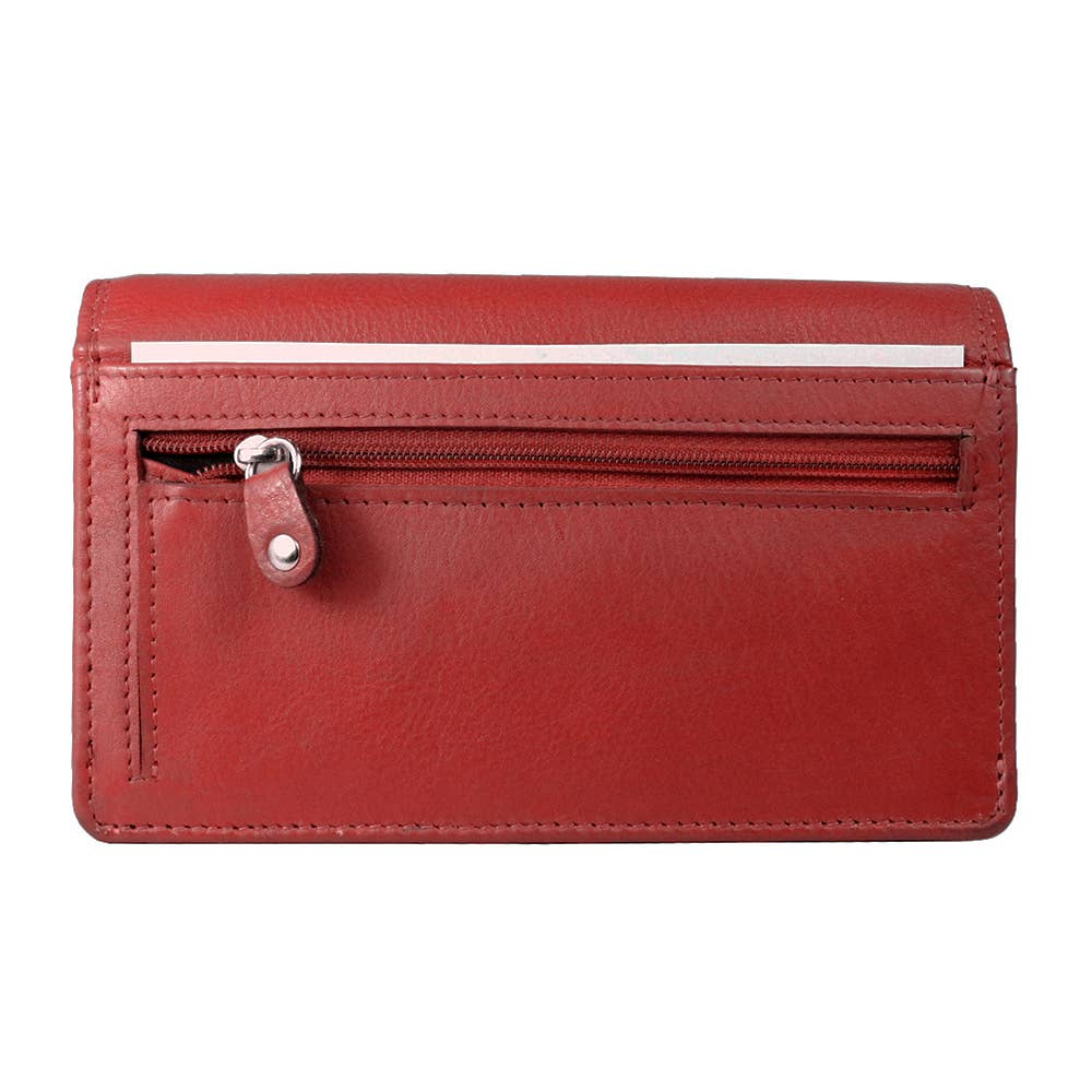 Arrigo - Wholesale Wallet - Women's - Wallet Leather Ladies RFID - Leather Woman Harmonica Wallet18