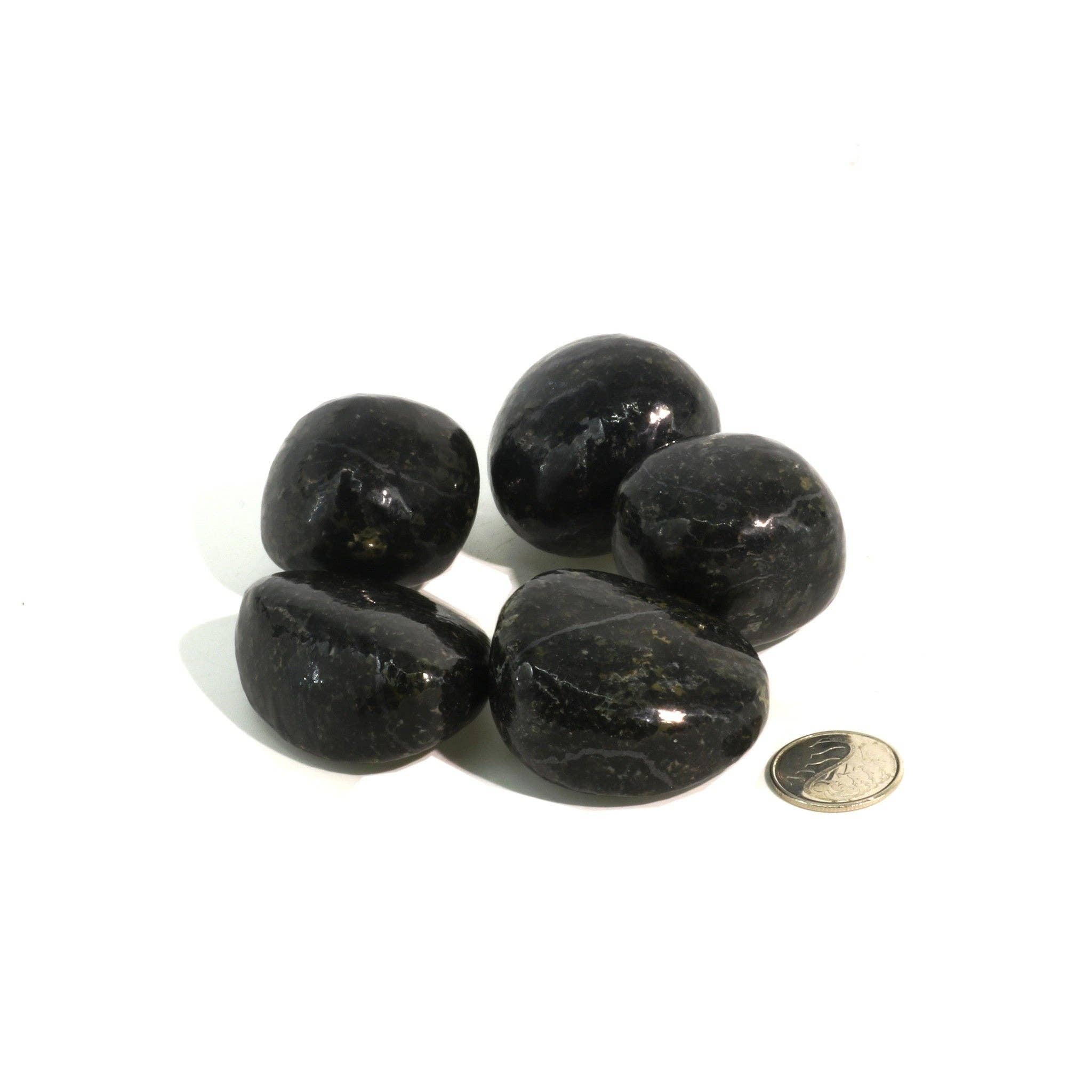Stonebridge Imports - Wholesale Spiritual Stone/Crystal - Nuummite Tumbled Stones - India3