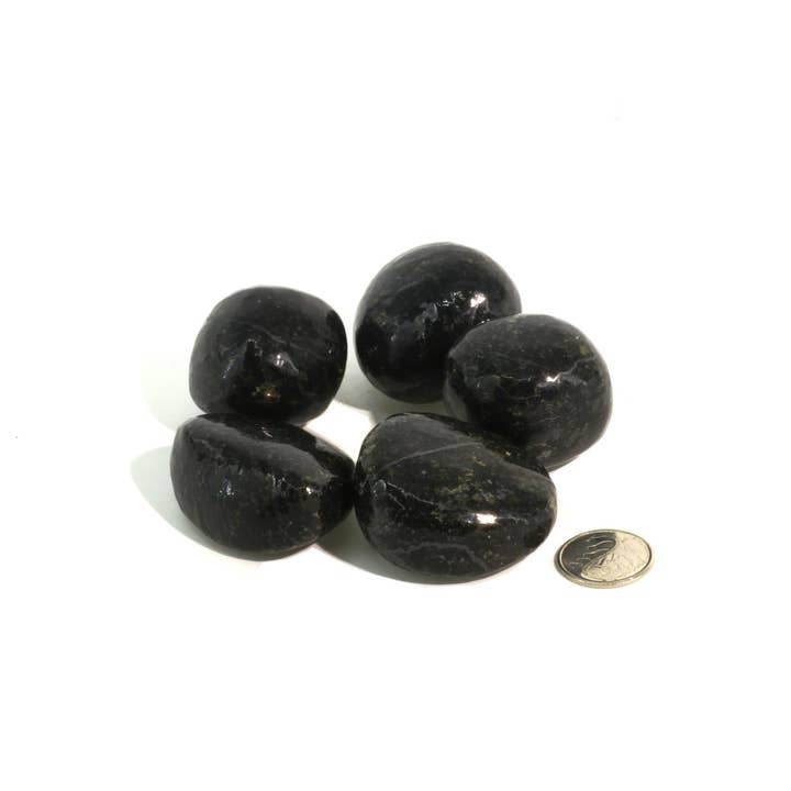 Stonebridge Imports - Wholesale Spiritual Stone/Crystal - Nuummite Tumbled Stones - India3