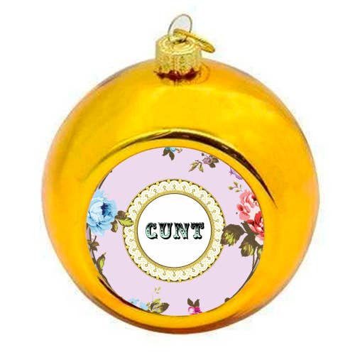 Christmas Baubles 'See You Next Tuesday' for wholesale by ART WOW