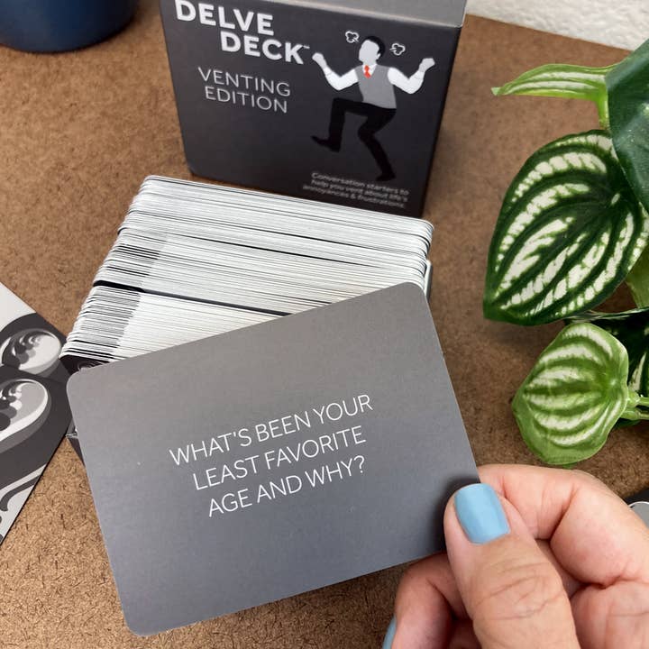 Boredwalk – wholesale Card game – Delve Deck Conversation Cards - Venting Edition