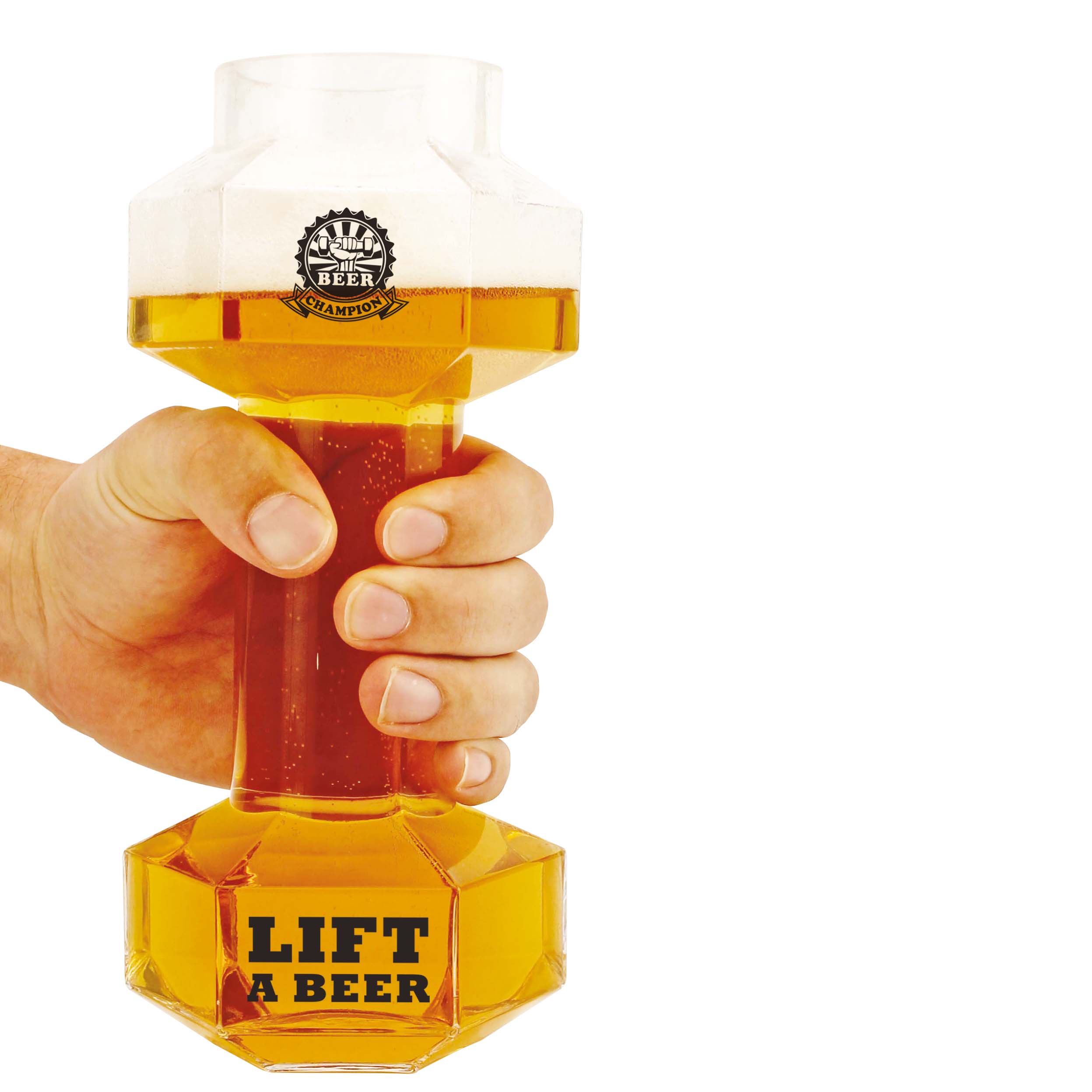 MAGS - Wholesale Bierglas/pul - Dumbbell-bierglas van MAGS met inhoud van 0,68 liter1