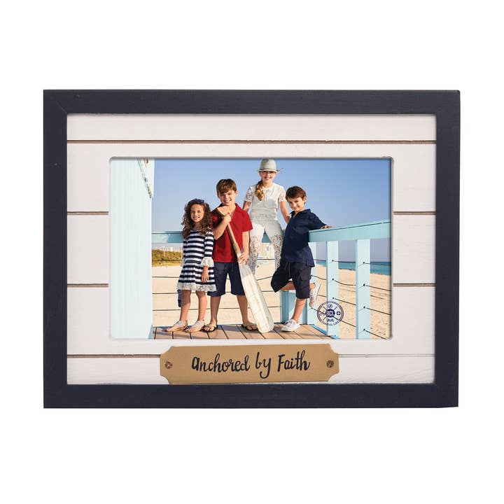 VENTE Cadre photo 4" x 6" Ancré par la foi pour la vente par Beachcombers