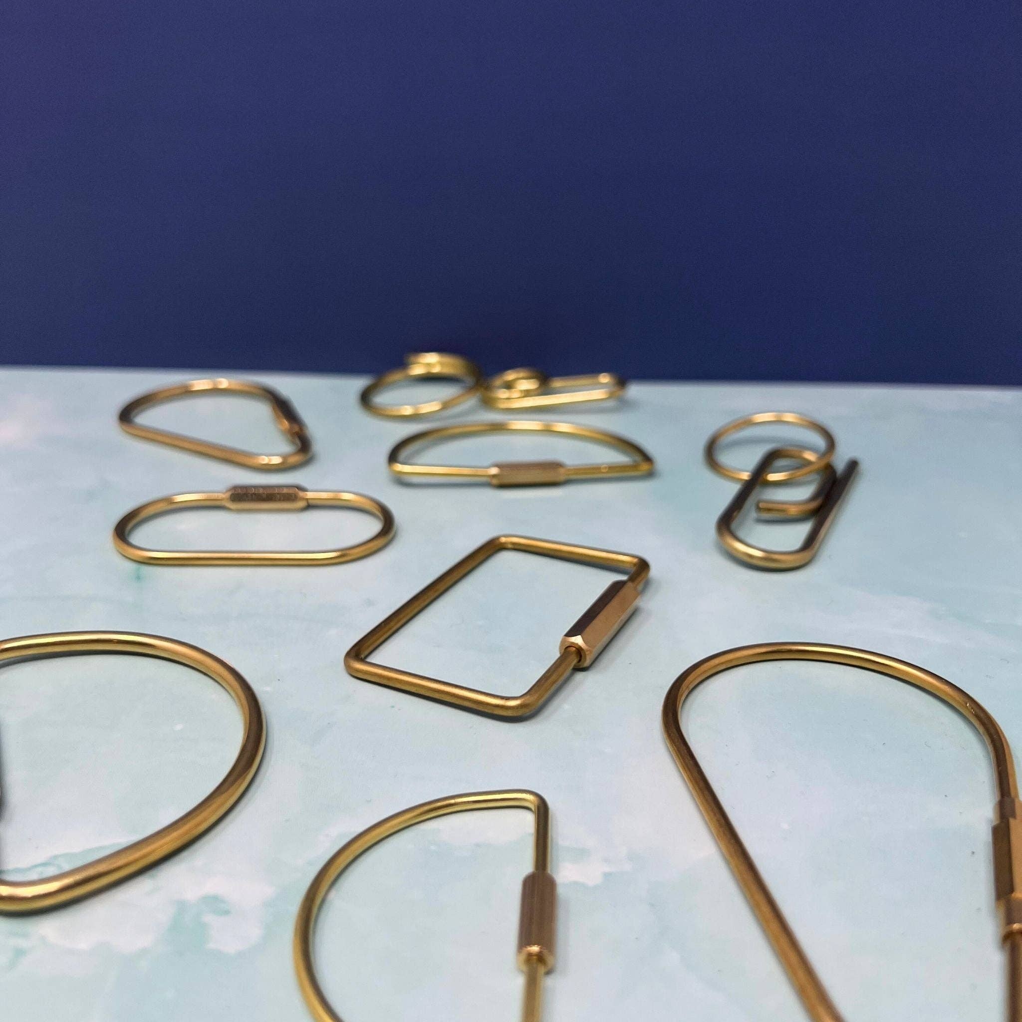 Rainbow Unicorn Birthday Surprise - Wholesale Keychain - Unisex - Carabiners - Brass  - Assorted Shapes11