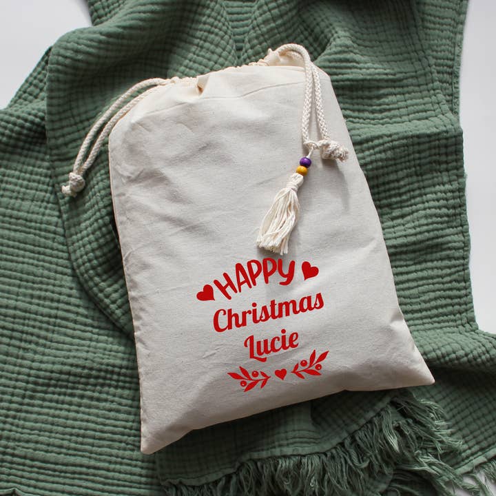 Bomullsmuslinpläd med personlig bomullspåse för wholesale av Living Roots