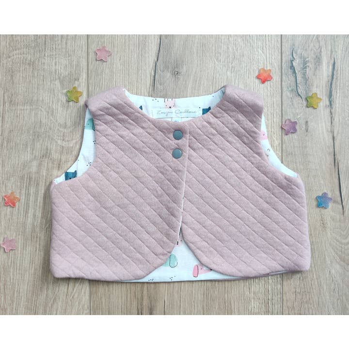 ÆRMEFRI VEST GAMMELROSA for engroshandel hos ZOUZOU CAILLOUX