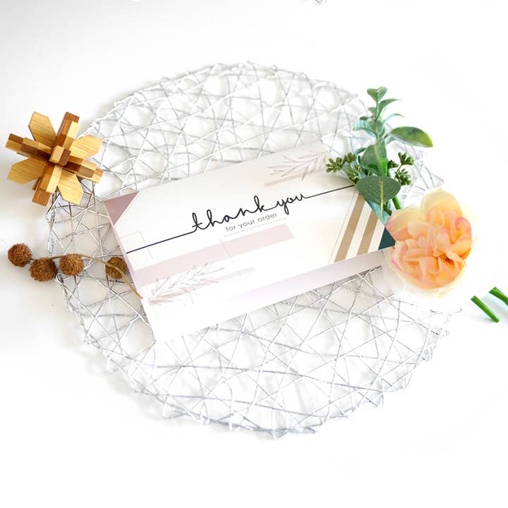 .SC114888 LINES Thank you for your order Card for wholesale on Faire