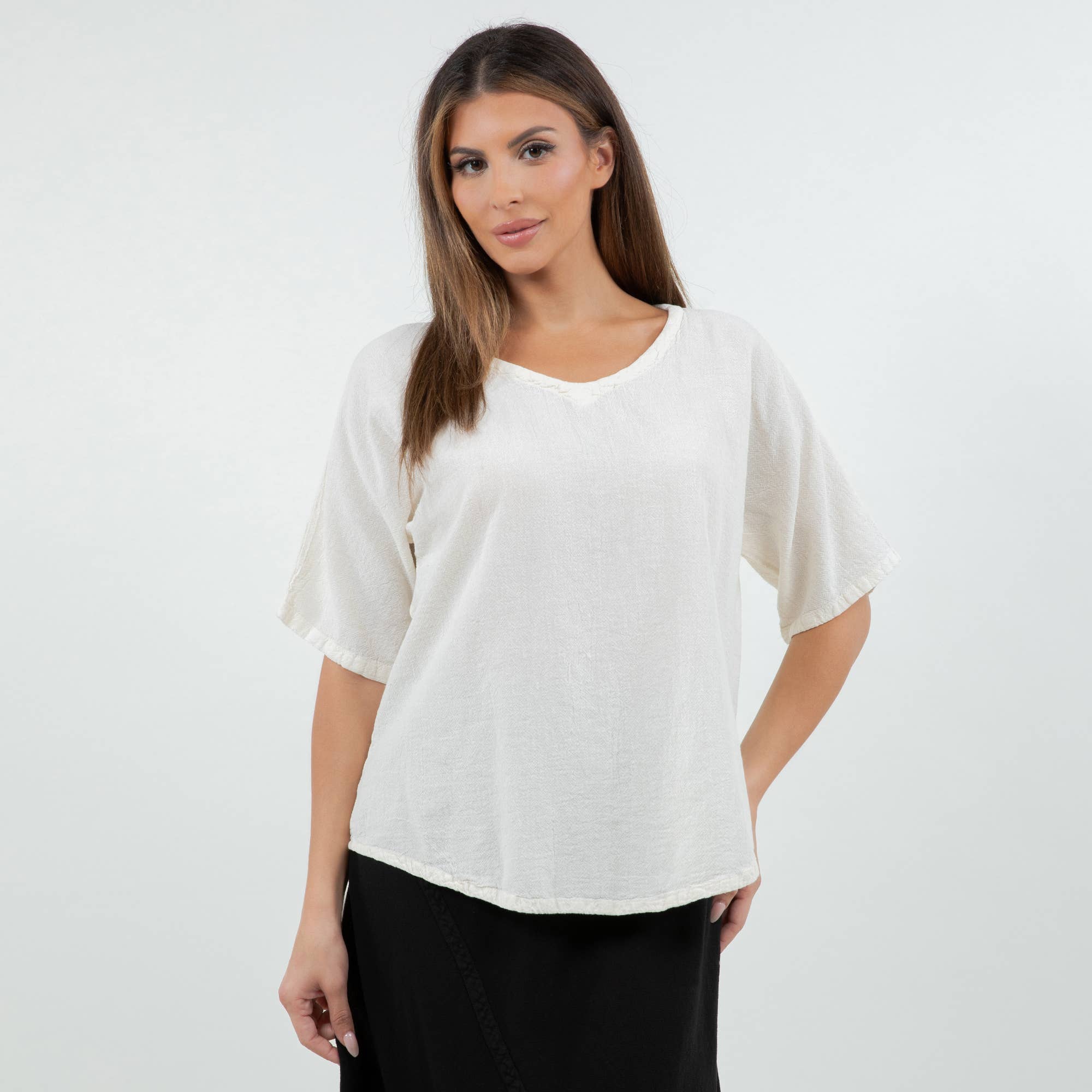 Cottonways – wholesale Blouse – Women’s – Mary Top 100% Cotton Gauze18