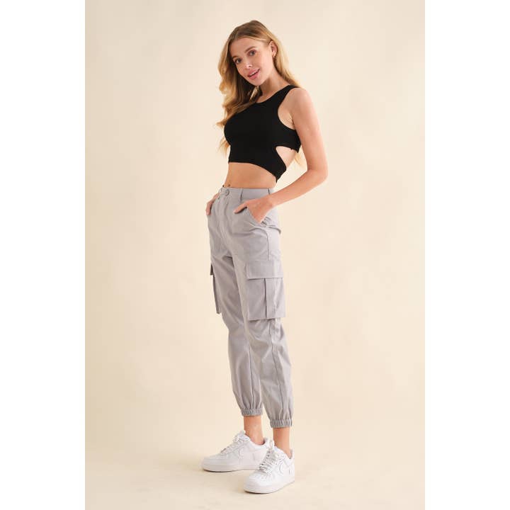 Hersy - Wholesale Athletic Sweatpants/Joggers - Women's - Cargo Jogger Pants-HP00292